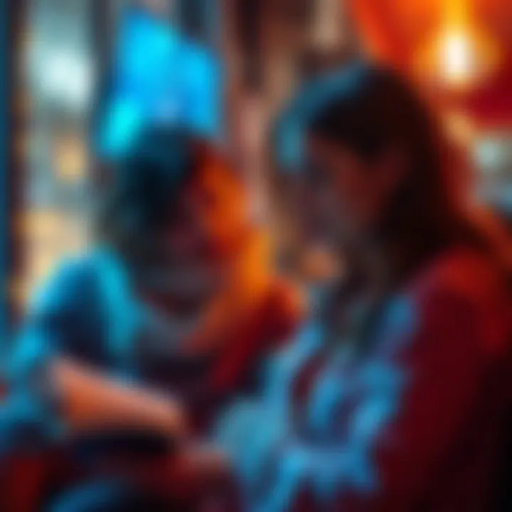 A welcoming service offering readings about love, career and friendships with zodiac signs and questions.