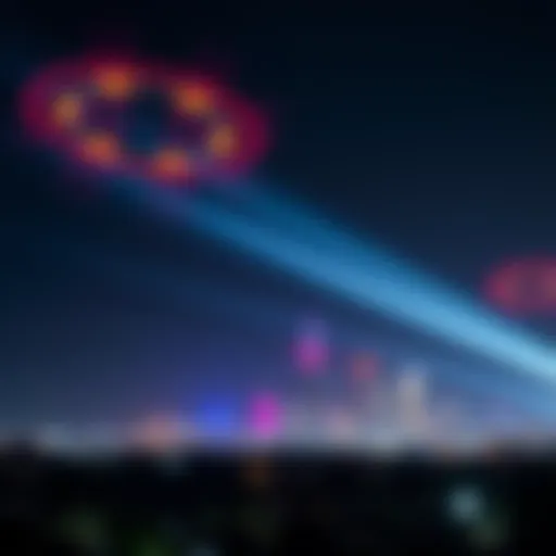 Witnesses observed strange lights and movements in the sky above Perth, Australia, during a possible UAP sighting.