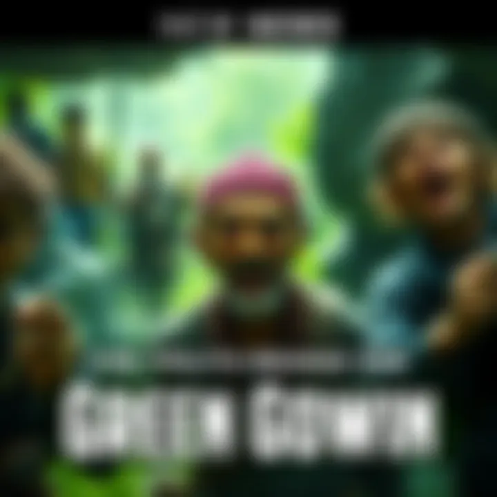 Villagers reacting to the Green Goblin Peruvian villagers expressing fear and surprise as they encounter the Green Goblin phenomenon in their community