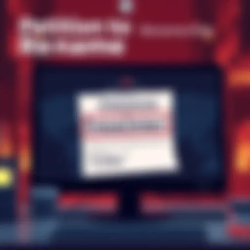 A digital illustration showing a petition on a computer screen with the term 'baalsacs' highlighted, symbolizing a movement against the term 'elite'.