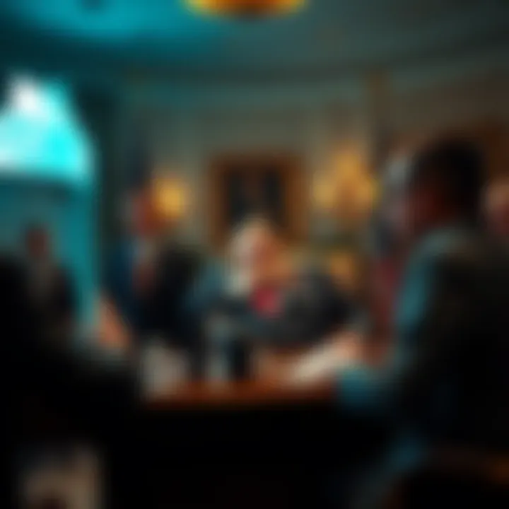 A pharmaceutical executive collapses during a press conference in the Oval Office, surrounded by concerned officials.