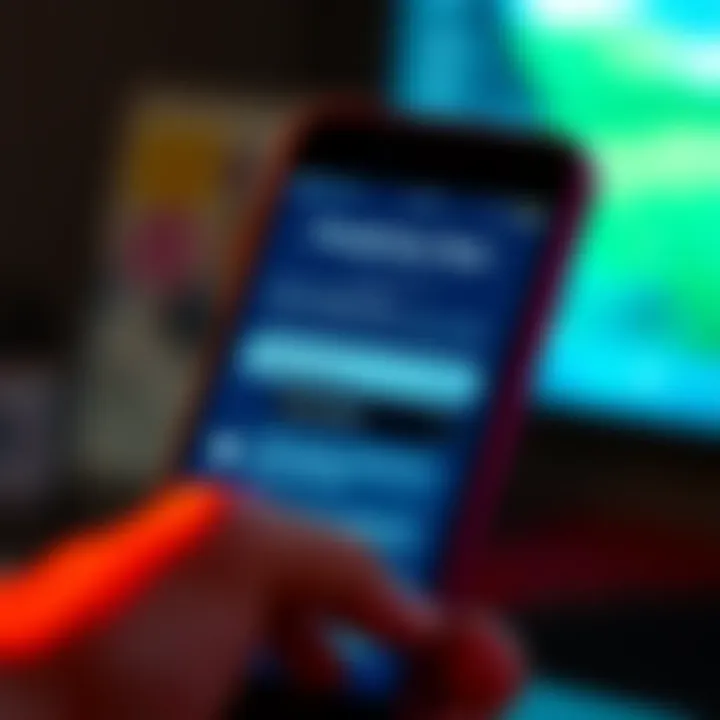 A smartphone screen showing predictive text options including a twin's name while texting