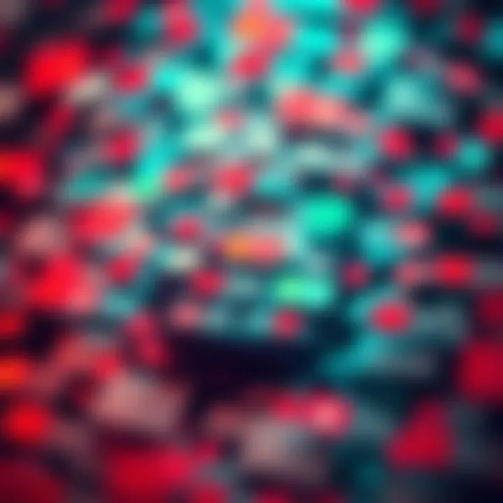 A smartphone overwhelmed with numerous spam notifications, showing a chaotic screen with alert icons, highlighting digital overload.