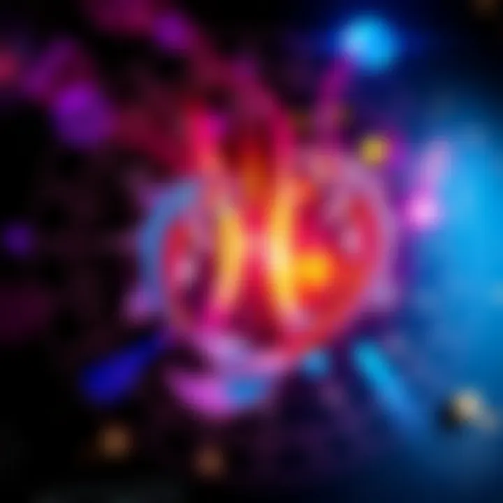 A colorful astrology chart highlighting Pisces traits and aspects, with symbols and descriptions visible, inviting interpretations from others.