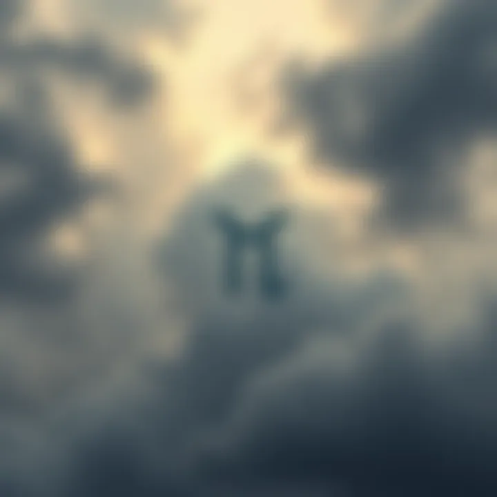 A solitary Pisces symbol stands against a backdrop of dark clouds, representing feelings of isolation and anger among Pisces individuals.