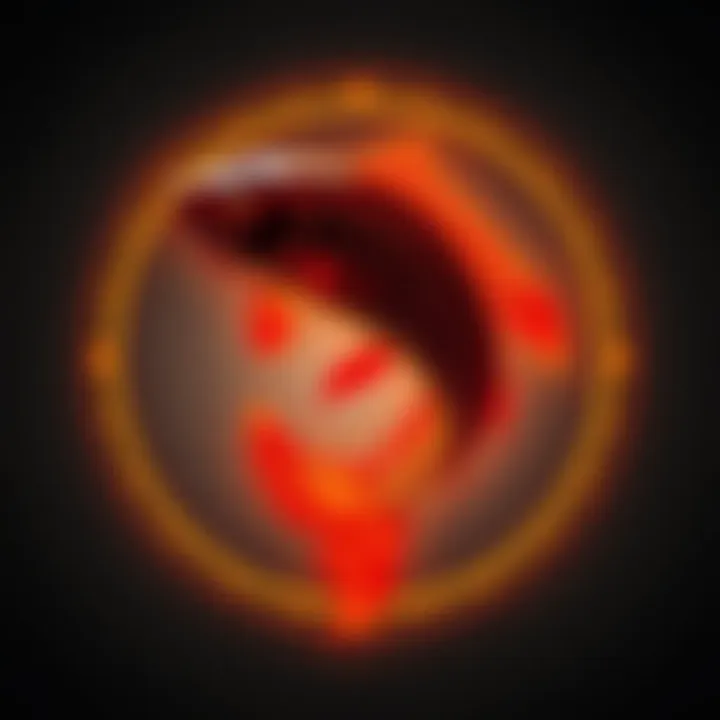 A representation of the Pisces symbol, featuring a fish in a contemplative pose, suggesting introspection and emotional complexity.