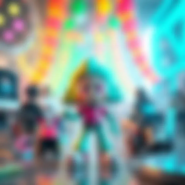 Pixi3 Character in 2026 A vibrant Pixi3 character surrounded by colorful trends and updates in a lively setting, reflecting contemporary culture in 2026.