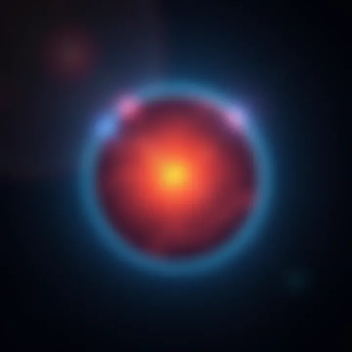 Planet Representing Deep Soul Love A vibrant planet symbolizing deep soul connections, shining brightly against a dark cosmic background with soft glowing stars around it.