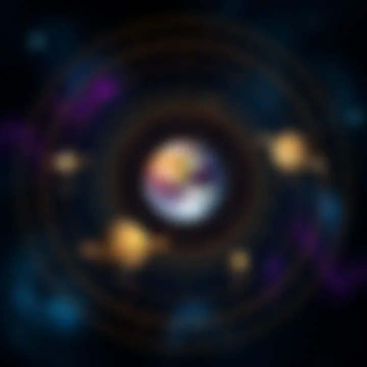 Planets in Detriment A visual representation of planets in astrology, showing their positions and interactions in a celestial chart