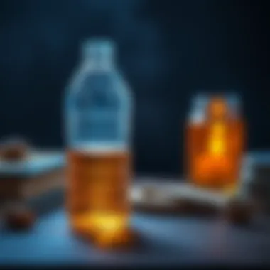 Plastic bottle next to a honey jar A plastic water bottle placed next to a traditional glass honey jar, illustrating options for a honey jar spell