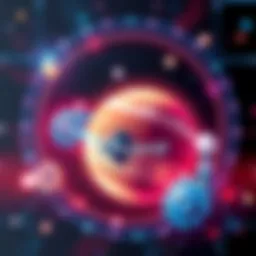 Illustration showing Pluto with tech elements like circuit boards and gears, symbolizing the impact of its reclassification on the tech industry.