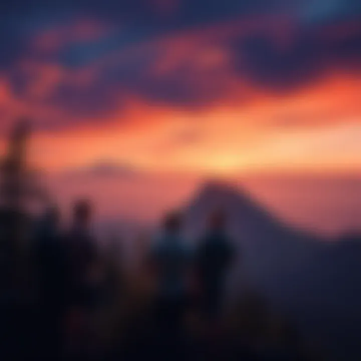 People discussing the Telepathy Tapes podcast at a scenic location called The Hill