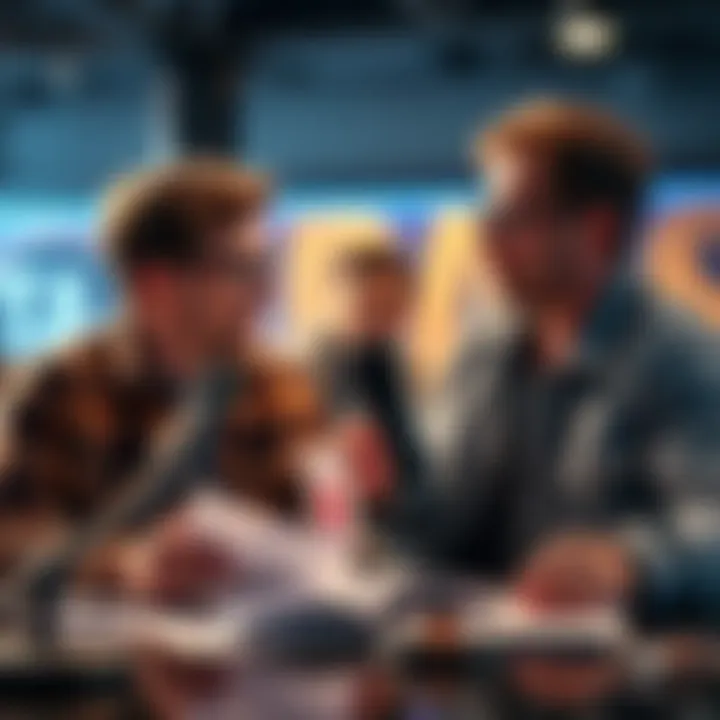 A longtime fan sharing thoughts on new podcast hosts, with notes and a microphone in front.