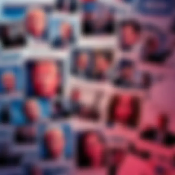 Political Allegations and Gossip A collage of news headlines about political figures including Trump and discussions on Israel's role in U.S. politics