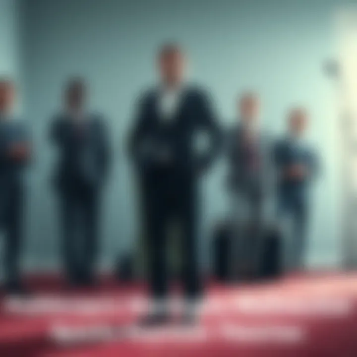 A politician standing awkwardly during a wardrobe malfunction, with surprised onlookers in the background, sparking laughter and theories about shapeshifters.
