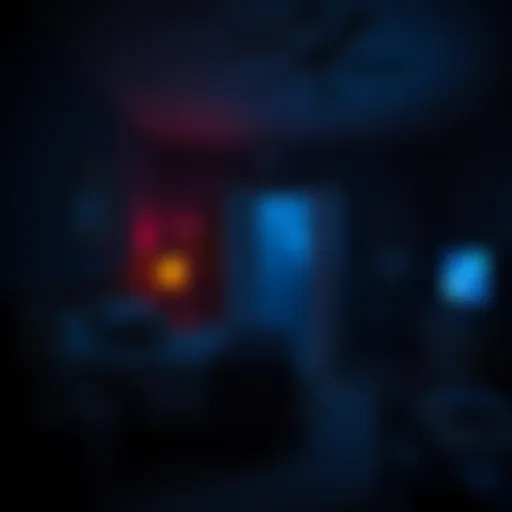 Footage shows a dark room with objects moving on their own, highlighting poltergeist activity during a night session.