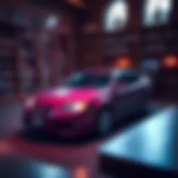 A random photo of a Pontiac Aztek car found in a personal library setting