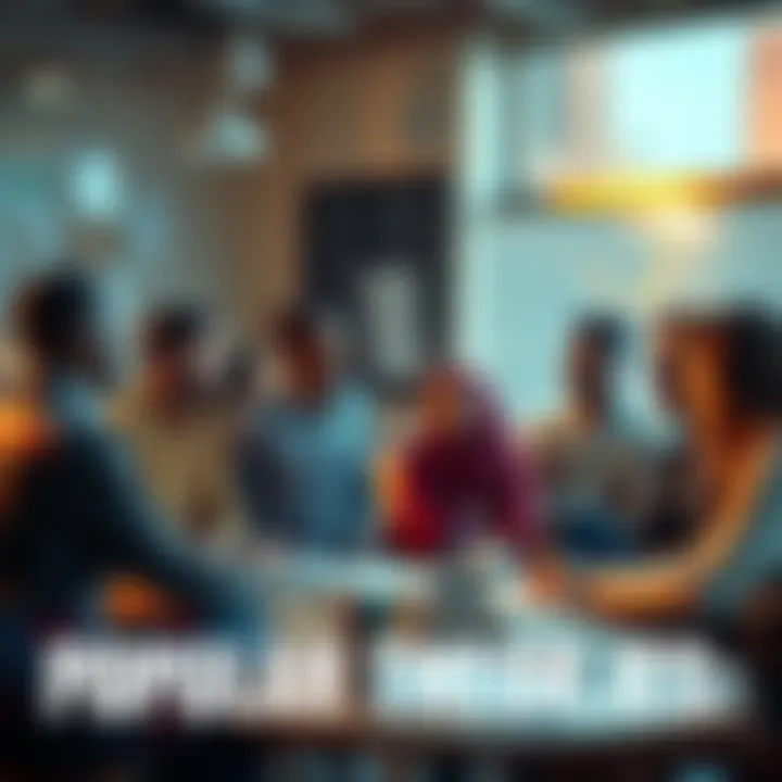 Popular Theories Explored A group of diverse people discussing popular theories in a casual setting, with notes and charts in the background.