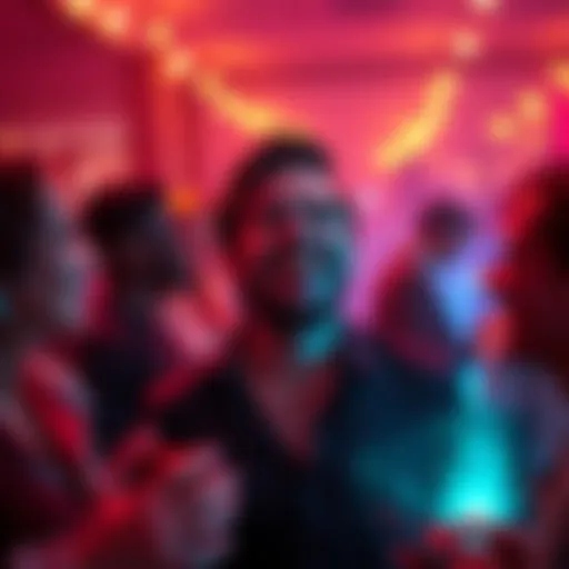 A person surrounded by friends, smiling and sharing positive energy, representing an uplifting presence.