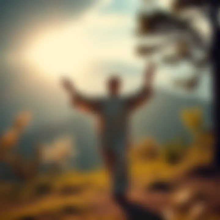 A person practicing Qigong in a peaceful outdoor setting, surrounded by nature, symbolizing the pursuit of longevity and wellness.