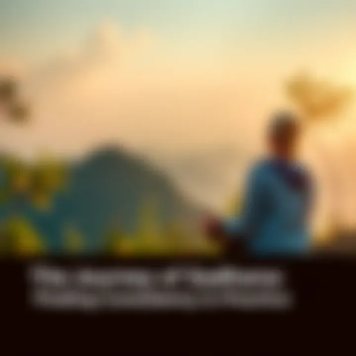 An Isha practitioner sits in a serene environment, surrounded by nature, focusing on their meditation practice. The calm setting reflects their journey towards spiritual growth and the importance of c...