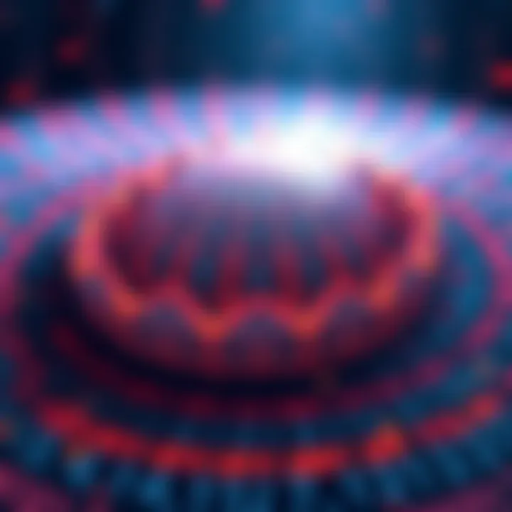 A graphic showing prime numbers arranged in a three-dimensional Mobius field, with binary-like patterns visible across different axes.