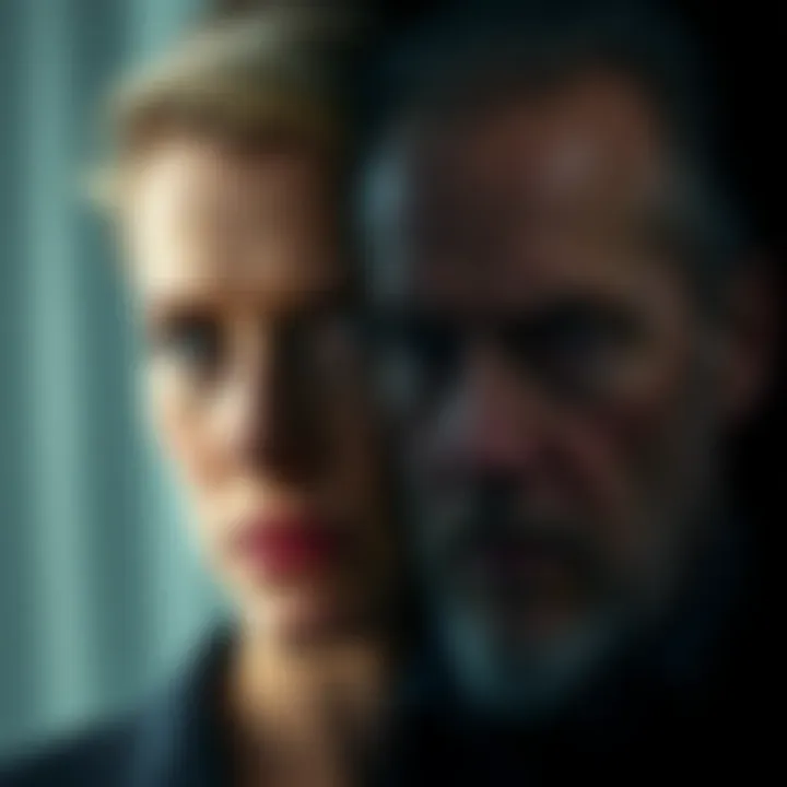 Princess Beatrice and Jeffrey Epstein A close-up of Princess Beatrice with a serious expression, juxtaposed against a shadowy image of Jeffrey Epstein, highlighting their controversial connections.