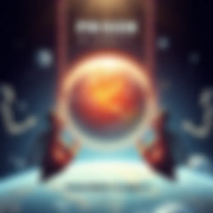 Prison Planet Theory Concept Illustration showing a symbolic representation of souls caught in a cycle of reincarnation, with chains and a planet in the background.