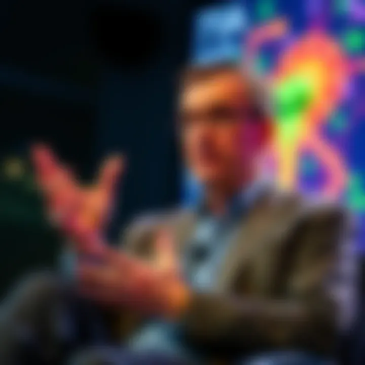 Harvard Professor Avi Loeb speaking about the possibility of 3I/ATLAS being alien technology at a conference