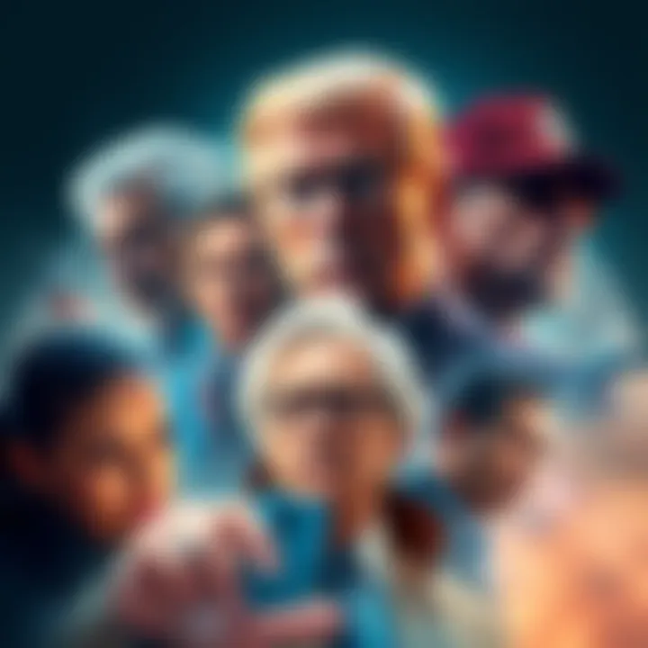 A collage of key figures and events making headlines in 2025, reflecting public interest and conversation.