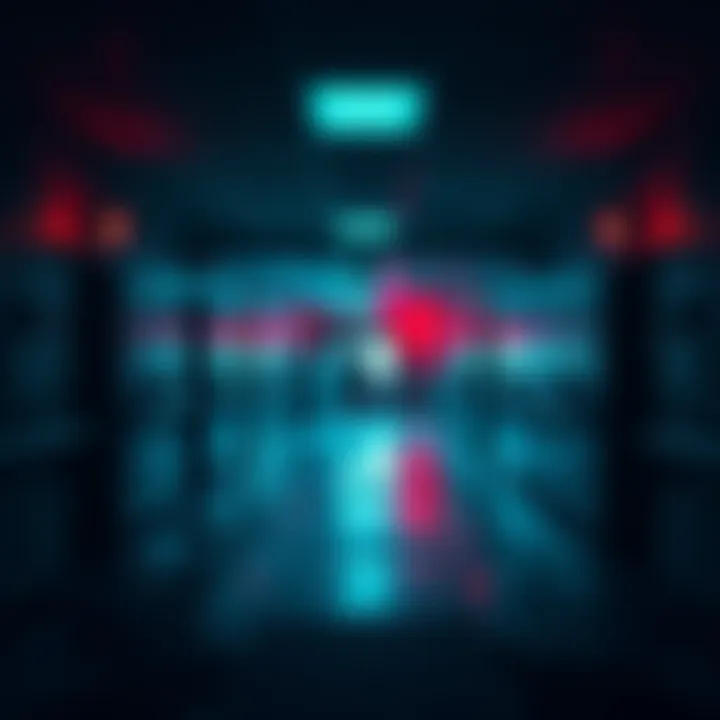 A haunting depiction of a psychiatric hospital interior, illustrating the contrast between hope and despair.