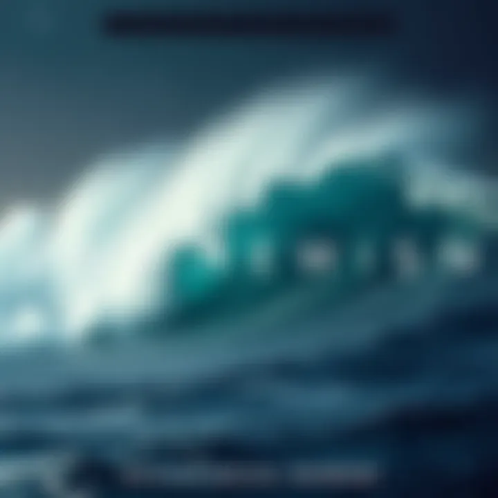 A visual of crashing ocean waves symbolizing intense emotional experiences and psychological states