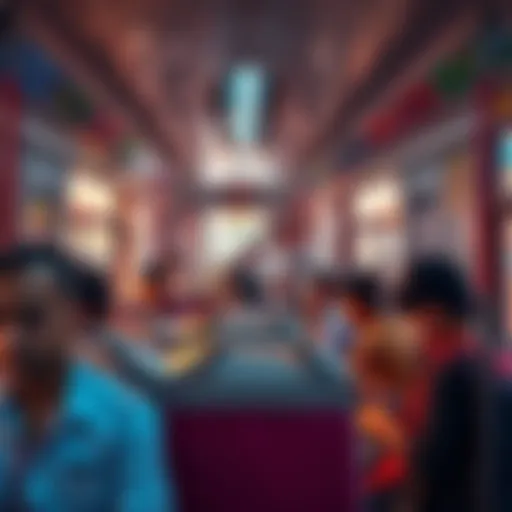 People using public transport while others attend online classes at home.
