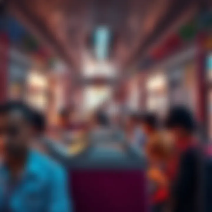 People using public transport while others attend online classes at home.