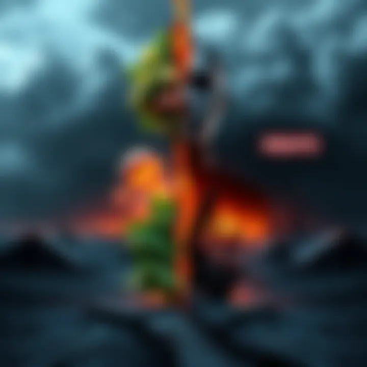 A split image showing two different realities: one thriving with life and the other desolate and dark, symbolizing doomsday scenarios.