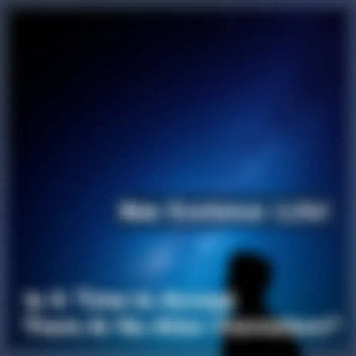 A person gazes at the night sky filled with stars, pondering the possibility of alien life