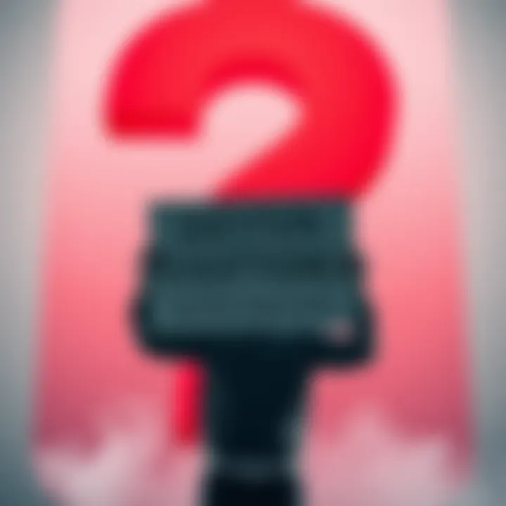 A person holding a sign that says 'Question Everything' in front of a large question mark, symbolizing doubt and skepticism towards accepted truths.