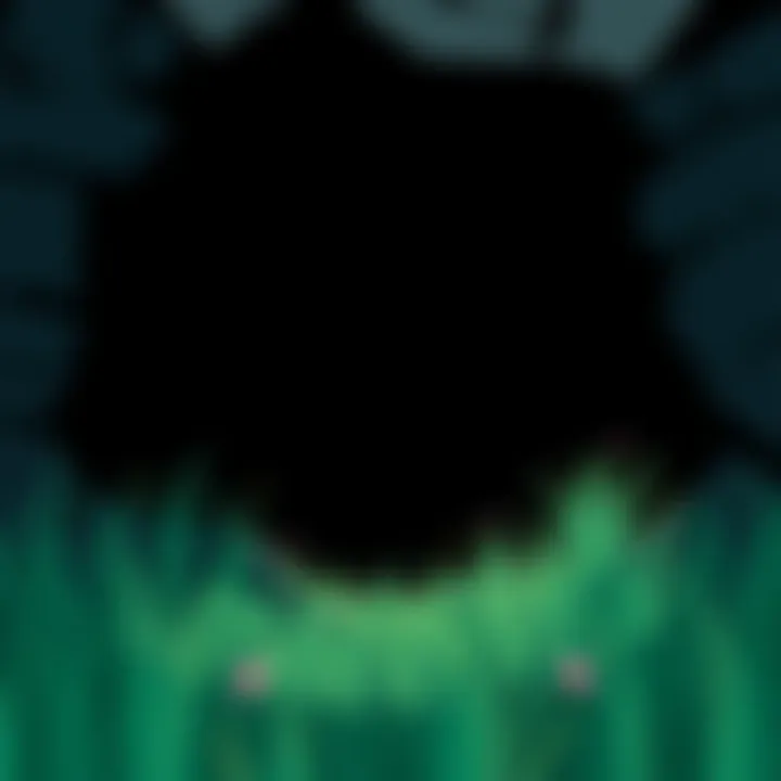 A deep, dark rabbit hole with a shadowy entrance and surrounding grass, symbolizing a journey into unsettling themes.