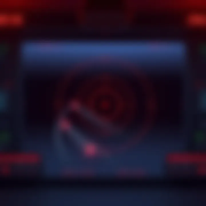 A radar screen displaying unidentified aerial objects with lines indicating their movement.