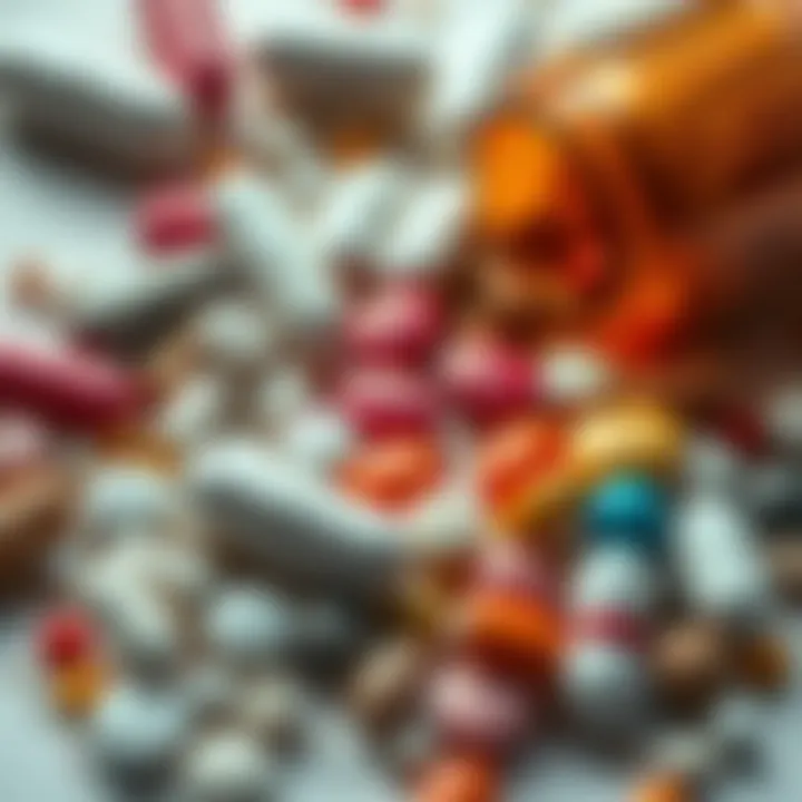A collection of different pills and herbal substances representing the drugs Ram Dass used during his life