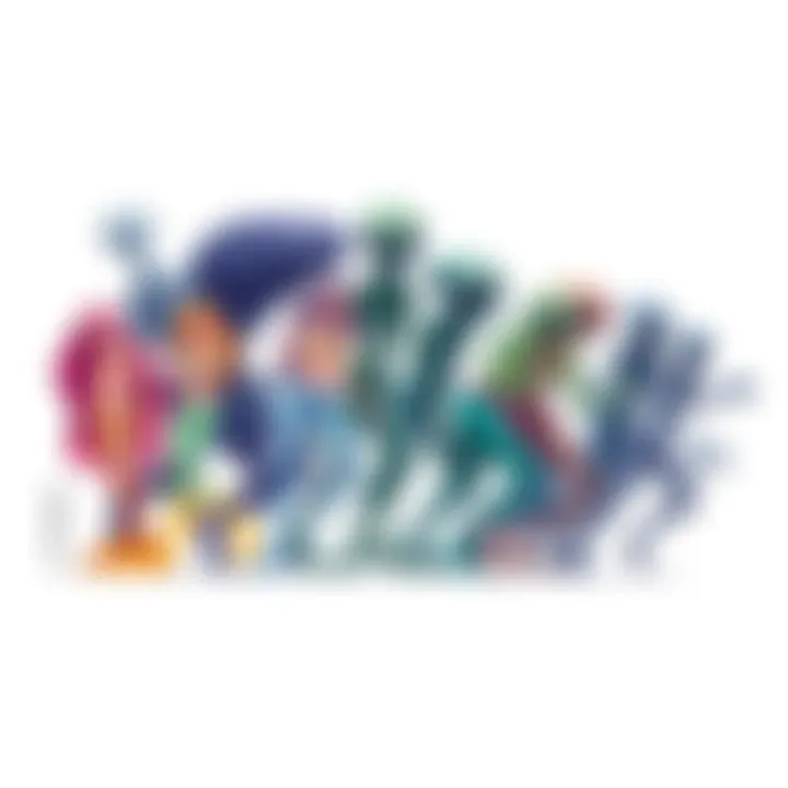 A colorful illustration showing various cryptids like Mermaids and Gray Aliens ranked on a tier list, with Mermaids in D grade and Gray Aliens highlighted.