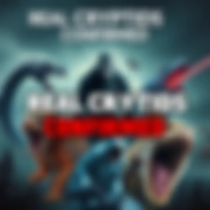 A collage of confirmed cryptids including Bigfoot, Loch Ness Monster, and Chupacabra