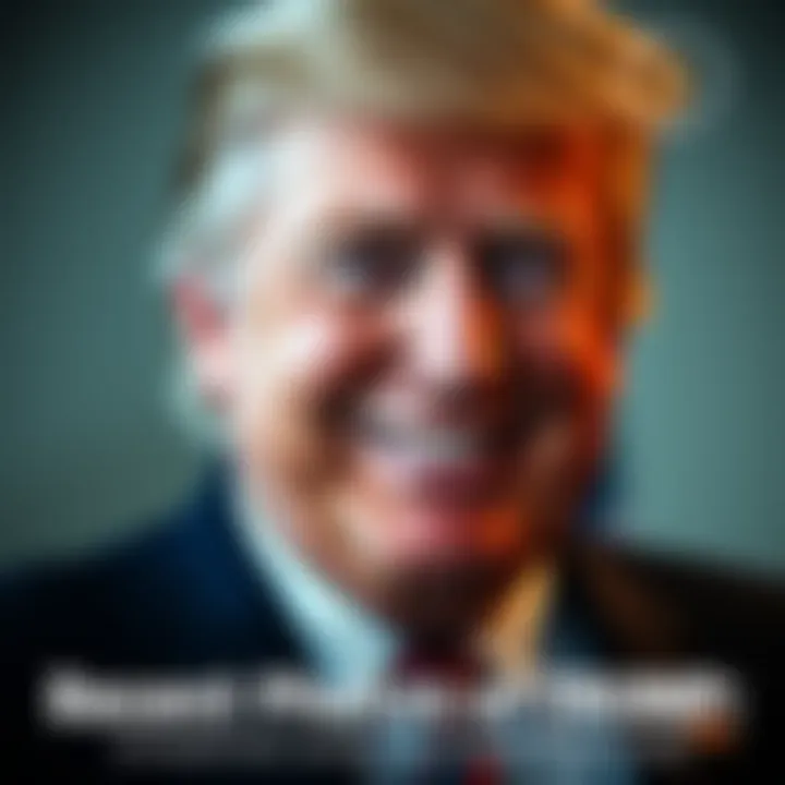 Authentic portrait of President Trump smiling, taken by Andrew Caballero Reynolds.