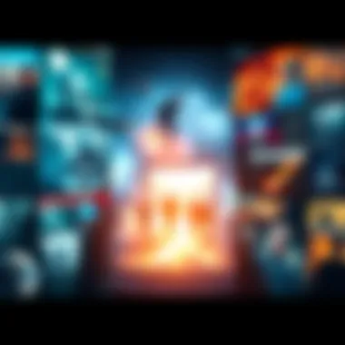 A collage of news headlines and images showcasing different recent events and trends affecting society.