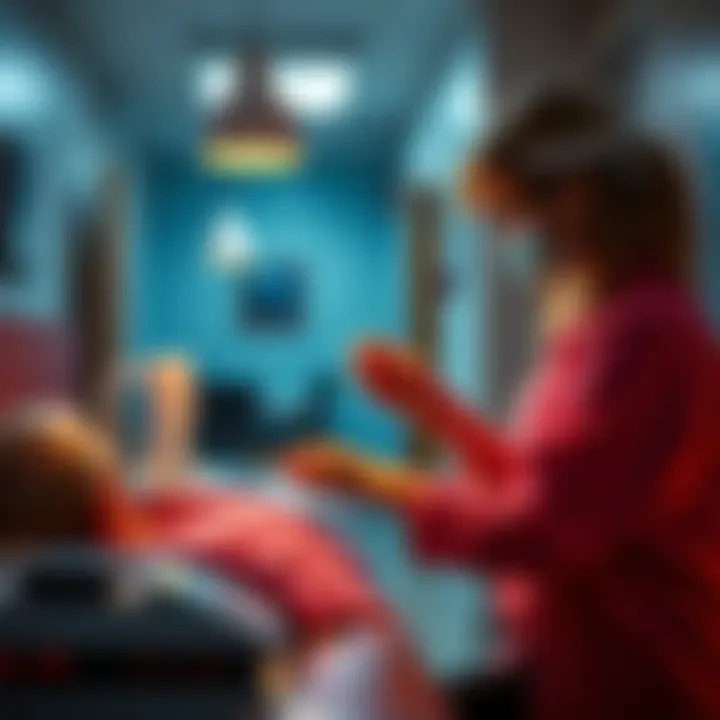 A receptionist at a Kansas acupuncture clinic removing acupuncture needles from a patient without consulting a licensed acupuncturist