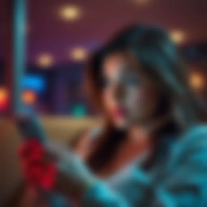 A thoughtful woman looks at her phone, contemplating reaching out to a Capricorn man after months of no communication