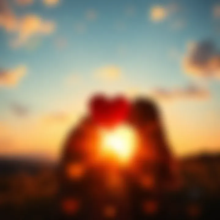 A serene sunset scene symbolizing emotional reconnection and manifestation