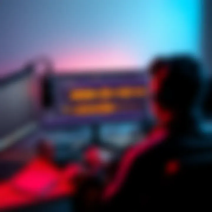 A person using Audacity software to record affirmations for subliminal audio creation.