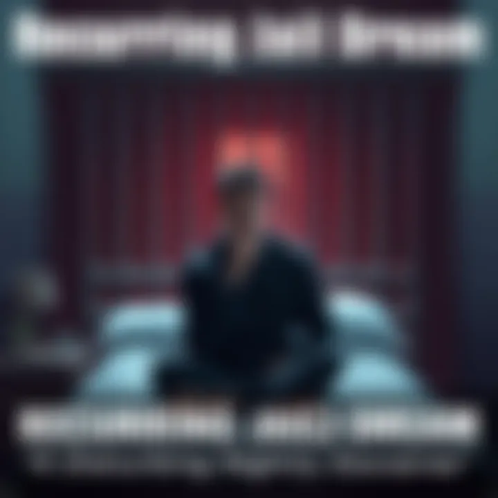 A person sitting on a prison bed looking thoughtful, with bars in the background and a shadowy figure visible through the cell door.