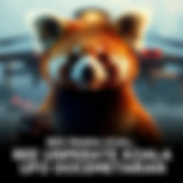 Red Panda Koala discussing UFOs with footage of drones in the background